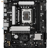 ASRock B860M-X WiFi socket 1851 moederbord Zwart/zilver, RAID, 2.5 Gb-LAN, WLAN, BT, Sound, µATX