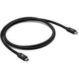 Club 3D Gecertificeerde USB-C kabel Zwart, 1,2 meter, 8K, 240 W