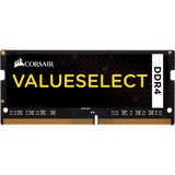 Corsair ValueSelect 16 GB DDR4-2133 laptopgeheugen Zwart, CMSO16GX4M2A2133C15, Value Select