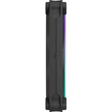 Fractal Design Momentum 14 RGB 3-pack Black case fan Zwart, 4-pin PWM connector, ARGB Gen 2 (20 LEDs)