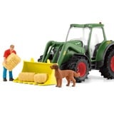 Schleich Farm World - Trekker met aanhanger speelgoedvoertuig 42608