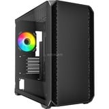 Sharkoon MK2 RGB mini tower behuizing Zwart | 2x USB-A | 1x USB-C | RGB | Tempered Glass