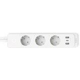 TP-Link Tapo P300 3-voudige smart wifi stekkerdoos Wit, 3x stekker, 2x USB-A, 1x USB-C, Wifi, Bluetooth 4.2