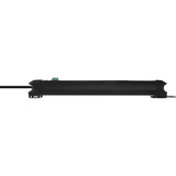 Brennenstuhl Premium-Line 4-voudige stekkerdoos met USB stekkerdoos Zwart, 4x stekker, 1x USB-A, 2x USB-C