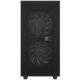 DeepCool CH360 mini tower behuizing Zwart | 1x USB-A | 1x USB-C | RGB | Window