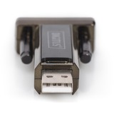 Digitus Adapter 9-Pin (serieel) > USB 2.0 Zwart, 0,8 meter