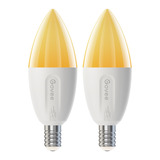 Govee Slimme dimbare E14 ledlampen - 2-pack 2.4GHz Wi-Fi + Bluetooth