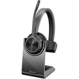 HP Poly Voyager 4310-M TC on-ear headset Zwart, Incl. BT700 USB-C-adapter + oplaadstandaard
