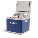 Igloo IH45 AC/DC hybride koelbox Donkerblauw/wit, 43 liter