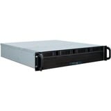 Inter-Tech IPC 2U-2404L SATA rack behuizing Zwart | 2x USB-A