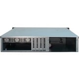 Inter-Tech IPC 2U-2404L SATA rack behuizing Zwart | 2x USB-A