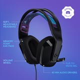 Logitech G335 Wired over-ear gaming headset Zwart, Pc, PlayStation 4, PlayStation 5, Xbox One, Xbox Series X|S, Nintendo Switch
