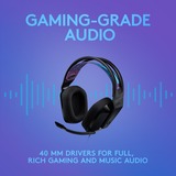 Logitech G335 Wired over-ear gaming headset Zwart, Pc, PlayStation 4, PlayStation 5, Xbox One, Xbox Series X|S, Nintendo Switch