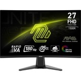 MSI MAG 27C6F 27" curved gaming monitor Zwart, 2x HDMI, DisplayPort, 180 Hz