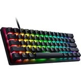 Razer Huntsman V3 Pro mini, gaming toetsenbord Zwart, US lay-out, Razer Analog Optical, 60%, Razer Analog Optical v2, RGB leds, Doubleshot PBT