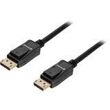 Sharkoon DisplayPort 1.4 kabel Zwart, 3 meter, 8K