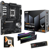 ALTERNATE Upgrade Kit TUF Gaming X870-PLUS WIFI + Ryzen 7 9800X3D + 64 GB + 2 TB SSD Moederbord, CPU, Geheugen, SSD