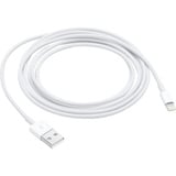 Apple USB-A 2.0 naar Lightning kabel Wit, 2 meter