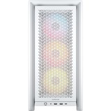 Corsair FRAME 4000D RS ARGB midi tower behuizing Wit | 2x USB-A | 1x USB-C | RGB | Tempered Glass