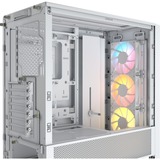 Corsair FRAME 4000D RS ARGB midi tower behuizing Wit | 2x USB-A | 1x USB-C | RGB | Tempered Glass