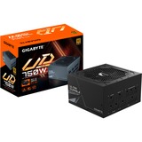 GIGABYTE GP-UD750GM PG5 750W voeding  Zwart, 1x 12VHPWR, 4x PCIe, Kabel-Management