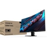 GIGABYTE GS27QC 27" curved gaming monitor Zwart, 2x HDMI, 1x DisplayPort, 170 Hz