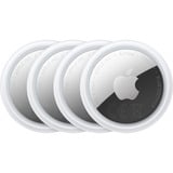 Apple AirTag (2e generatie) tracker Wit/zilver, 4 stuks