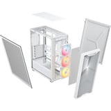 Corsair 3200D RS ARGB White midi tower behuizing Wit | 1x USB-A | 1x USB-C | RGB | Tempered Glass