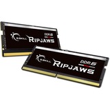 G.Skill Ripjaws 64 GB DDR5-5600 (2x 32 GB) laptopgeheugen Zwart, F5-5600S4040A32GX2-RS, SO-DIMM, XMP 3.0