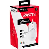 HyperX Pulsefire Haste 2 - Gaming Mouse Wit, 400 - 26.000 Dpi, RGB led