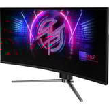 MSI MPG 346CQRF X24 34" Curved UltraWide gaming monitor Zwart, 2x HDMI, DisplayPort, 2x USB-A, USB-B, USB-C, 240 Hz