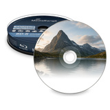 MediaRange BD-R 25 GB blu-ray media 6x, 10 stuks, bedrukbaar, Retail