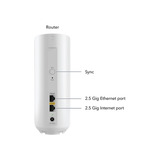 Netgear Orbi 370 WiFi Mesh Systeem, Dual-Band WiFi 7-Mesh Systeem, 2 stuks mesh router Wit, 1x Orbi WiFi 7-router (RBE371), 1x Orbi WiFi 7-satelliet (RBE370)