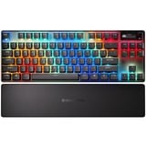 SteelSeries Apex Pro Gen 3 TKL Wireless RGB mechanisch gaming toetsenbord Zwart, FR lay-out (AZERTY), SteelSeries OmniPoint 3.0, 80% (TKL)	, Bluetooth, 2.4 GHz, USB