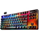 SteelSeries Apex Pro Gen 3 TKL Wireless, gaming toetsenbord Zwart, FR lay-out, SteelSeries OmniPoint 3.0, RGB leds, USB / 2.4 GHz / Bluetooth