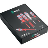 Wera 3160 i/7 Schroevendraaierset Kraftform Plus, roestvrij staal + rek Rood/blauw, 7-delig