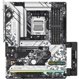 ASRock X670E Steel Legend socket AM5 moederbord Zilver/zwart, RAID, 2.5Gb-LAN, WLAN, BT, Sound, ATX