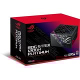 ASUS ROG STRIX Platinum modulaire 1200 watt voeding  Zwart, 1x 12V-2x6, 4x PCIe