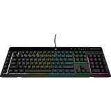 Corsair K55 RGB PRO gaming toetsenbord Zwart, US lay-out (QWERTY), Membraan, 100%, RGB leds