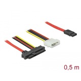 DeLOCK SAS SFF-8482+PW > SATA 7-Pin adapter 0,5 meter