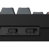 Keychron K10 Max-H1Z, toetsenbord Zwart/grijs, BE Lay-out, Keychron Super Red, RGB leds, Hot-swappable, Bluetooth, 2.4GHz