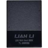 Lian Li UNI FAN TL 120 Reverse Black Triple Pack case fan Zwart, 4-pins PWM fan-connector, Incl. controller