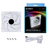 Lian Li UNI FAN TL 140 LCD RGB case fan Wit, 140 x 144 x 28 mm
