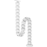 Neomounts ADS06-130WH Kabelgeleider - schroefbevestiging - universeel kabelgeleiding Wit