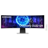 Samsung Odyssey G9 G95SD 49" Curved UltraWide gaming monitor Zilver, HDMI, Micro-HDMI, DisplayPort, 2x USB-C, Wi-Fi 5, BT, 240 Hz