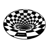 Sharkoon SKILLER SFM12 - 3D Vortex Floor Mat beschermingsmat Zwart/wit, Ø 120 cm