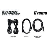 iiyama G-Master Red Eagle GB2771UHSU-B1 27" 4K Ultra HD gaming monitor Zwart (mat), 1x DisplayPort, 2x HDMI, 2x USB-C, 2x USB-A, 144 Hz / 288 Hz