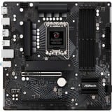 ASRock B760M PG LIGHTNING socket 1700 moederbord Zwart/grijs, RAID, 2.5Gb-LAN, WLAN, BT, Sound, µATX