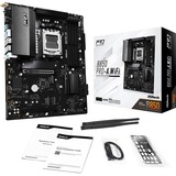ASRock B850 PRO-A WiFi socket AM5 moederbord RAID, 2.5 Gb-LAN, Wi-Fi 6E, BT, Sound, ATX