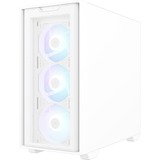 ASUS A21 PLUS TG ARGB mini tower behuizing Wit | 2x USB-A | RGB | Window